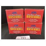 4 Boxes Of Score 1988 Baseball Trading Cards.