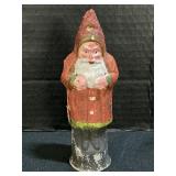 German Papier Mache Christmas Santa Belsnickel.