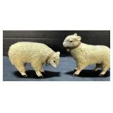 2 Putz Stick Leg Sheep.