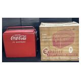 Vintage Coca-Cola Advertising Cooler w/ Box.