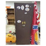 Vtg Pressed Steel Cabinet.