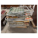(6) Vtg Aluminum Folding Lawn Chairs.