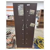 Vtg Pressed Steel Cabinet.