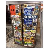 Vtg Pressed Steel Cabinet.