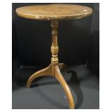 Small Wooden 3-Legged Table.