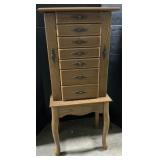 L Powell Co. Jewelry Armoire.