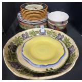Lot Of Assorted Plates & Bowls.