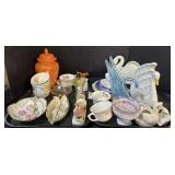 Ceramic Plates, Figures, Planters & Mugs.