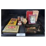 Vintage Perfumes, Cigars, Snuff Jars.