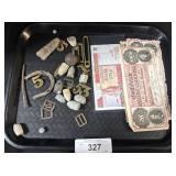 Civil War Era Bullets, Buttons & Buckles,
