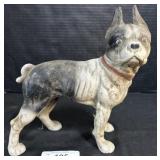 Vintage Cast Iron Boston Terrier Door Stopper.