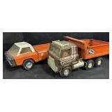 Ertl & Nylint Pressed Steel Toy Trucks.