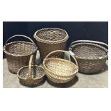 5 Primitive Baskets (Early Gathering).