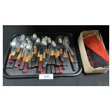 Nite N Day Bakelite Silverware Set W/ Box.