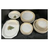 Crowning Fashion Haviland Dinnerware Set.