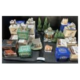 Christmas Village Houses, Dickens, American