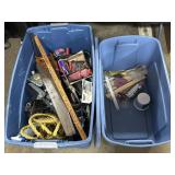 Tools, Saws, Screws, Dryer Outlets, Clips.