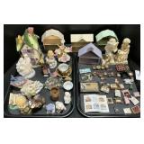 Capodimonte Vase, Shadow Boxes, Figurines.