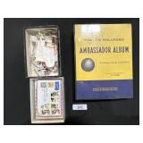 Boxes Of Collector Stamps & Stamp Album.