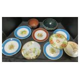 Huberhaus Pottery Bowl, T&V Plates.