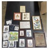 Barbra Richardï¿½s Book & Art, Embroidered Wall Art.