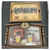 Carling Black Label Advertising Tray & Lighted