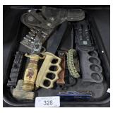 Knives, Tiger USA, Franklin Mint & Holsters.