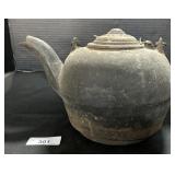 Antique Francis Buckwalter Cast Iron Trapot.