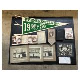 Wernersville HS Pennant, B&W Photographs, Bible.