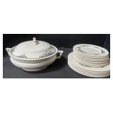 Lenox Plates & Lidded Dish.