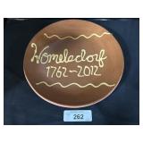 Breininger Pottery Womelsdorf PA Redware Plate.