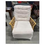 Vtg Bamboo & Rattan ArmChair.