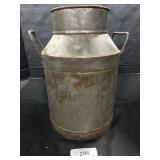 Vintage Metal Milk Can.