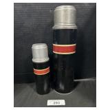 2 Vintage Thermos Brand Thermoses.
