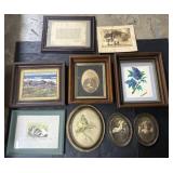 Framed Watercolor, Prints & Portrait Photos.