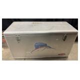Vtg Cronstrom Cronco Aluminum Cooler.