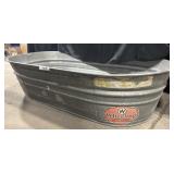 Wheeling Galvanized Wash Tub.