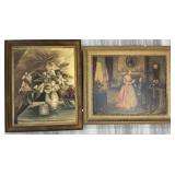 Framed & Signed Oil Still Life Painting & Print.