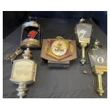 Vintage Light Up Beer Signs.