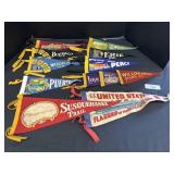 Lot Of Vintage Pennants.