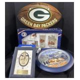Orioles Drinkware, PSU Clock, Packers Wall Decor.