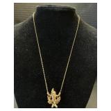 Gnome Pendant & Gold Filled Necklace.