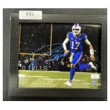 Autographed Josh Allen Photograph W/ COA.