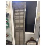 5 Primitive Painted Wooden Shutters.
