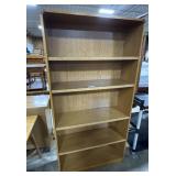 Blonde Oak Bookshelf.