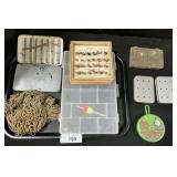 Fishing Lures & Hooks, Dry Flies, Casting Weights.