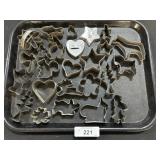 Vintage Metal Cookie Cutters.