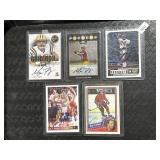 Autographed Sports Cards (Paxson, Lafleur).