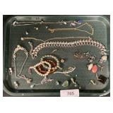 Sterling Silver Necklace & Earrings, Costume