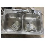 Stainless Dual Sink.